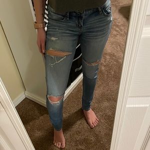 Hollister ripped jeans